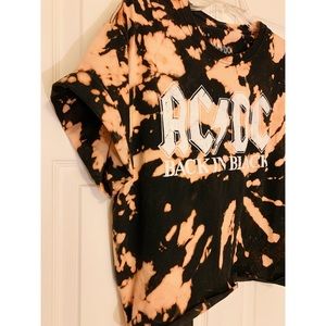 🤟🏼CUSTOM Tie Dye Cropped Band Tee